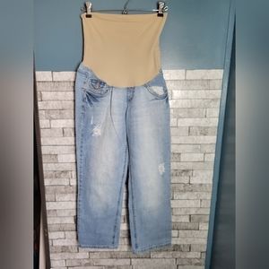 Wallflower Denim Size‎ Medium Maternity crop jean